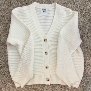 Princess Polly Cream Chunky Cardigan